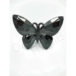 vlinder 2pcs zwart